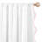 Coastal Chic Scallop Edge Window Curtain 2 Panels Set, Pink 52" W X 84" L,2pcs-543999981-543999972