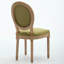 Meuble, ensemble de 2 chaises de salle à manger avec cadre en bois massif de style français-332538906