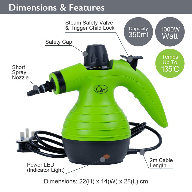 Metro Lane Chuma Cordless Steam Cleaner & Steam Mop