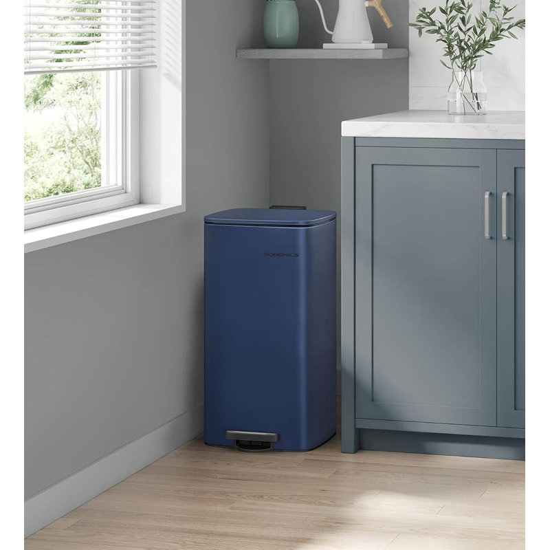 Step On Kitchen Trash Can - 30L, Midnight Blue