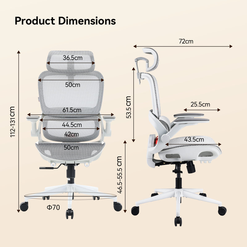 Fauteuil de bureau B100 Pro, White