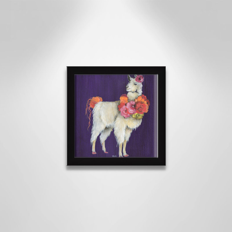 Art sur toile little, H 9 po x l 9 po x P 1,18 po, Cadre noir