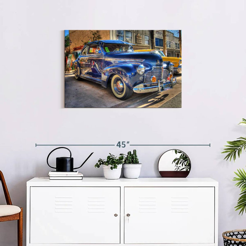 Sassy Classic Blue Car