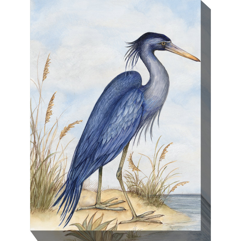 Art extérieur grand héron bleu