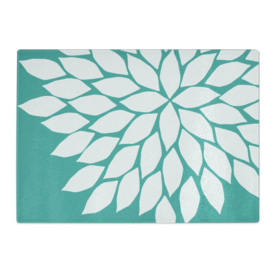 Abstract Leaves No.1 Gold Chopping Board