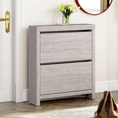 Flip Down Shoe Storage