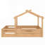 Lit de plancher avec garde-corps et toit-1242940306-1242940307