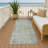 Machine Washable Indoor/Outdoor Chantille ACN2310 Abstract Rug-1311014999