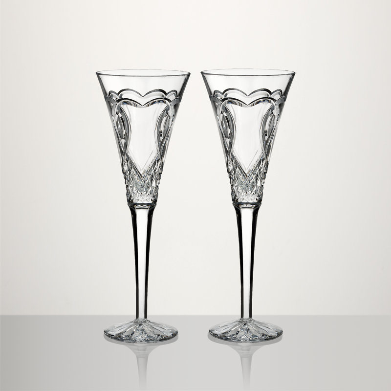 Wedding Toasting Flute 7floz, Set of 2