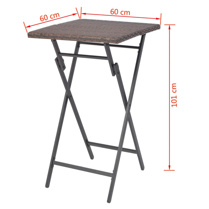 2 - Person Dining Set, Brown