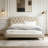 Linen Upholstered Headboard-Modern-Adjustable Height-Button Tufting-83149384-83149396