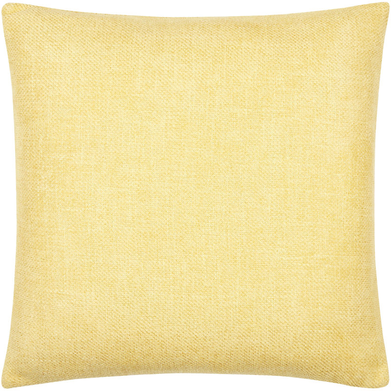 Housse de coussin Kamaili, Housse de coussin seulement - sans coussin, Jaune, H 20 po x l 20 po