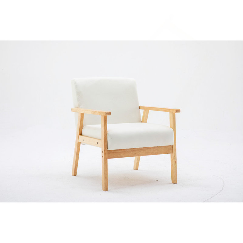 Chaise 25 po en lin beige