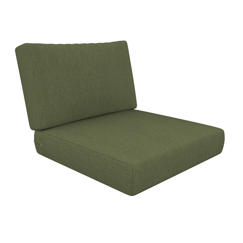 Coussin de siège extérieur Amala Sunbrella®, Toile fougère Sunbrella®, L 28,5 po x P 28,5 po