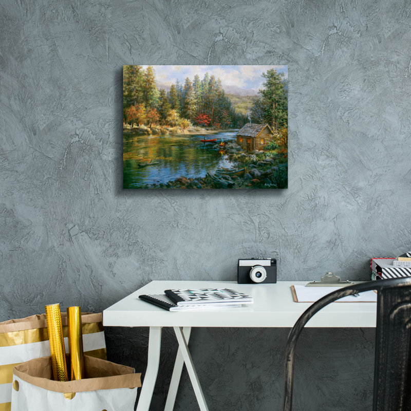"Epic Graffiti" Campers Haven "par Nicky Boehme, art mural sur toile, 16 po x 12 po, H 12 po x l 16 po