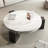 Creative round natural marble coffee table-105490517