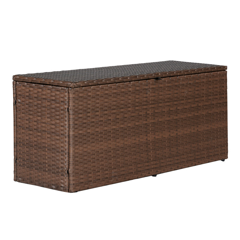 Boîte de rangement Happimess Nino, Brun, H 20,47 po x l 47,24 po x P 15,35 po