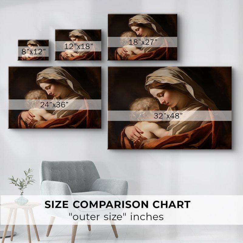 Série religieuse-III - Cavas enveloppés de galerie, 8 x 12