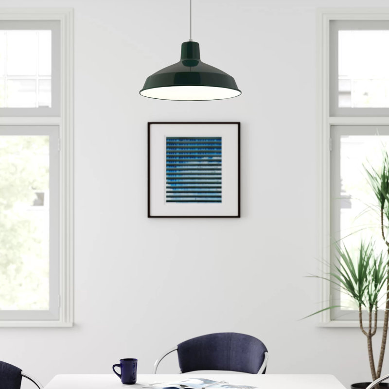 Deux 1 - Light Single Pendant, Dark Green