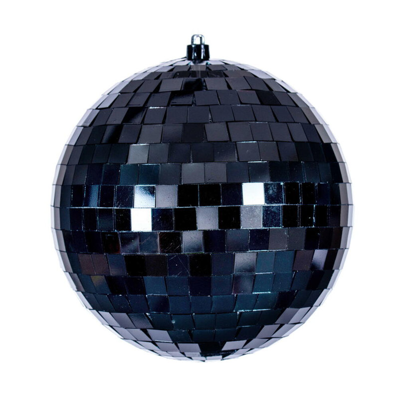 Ornement boule miroitante, Noir