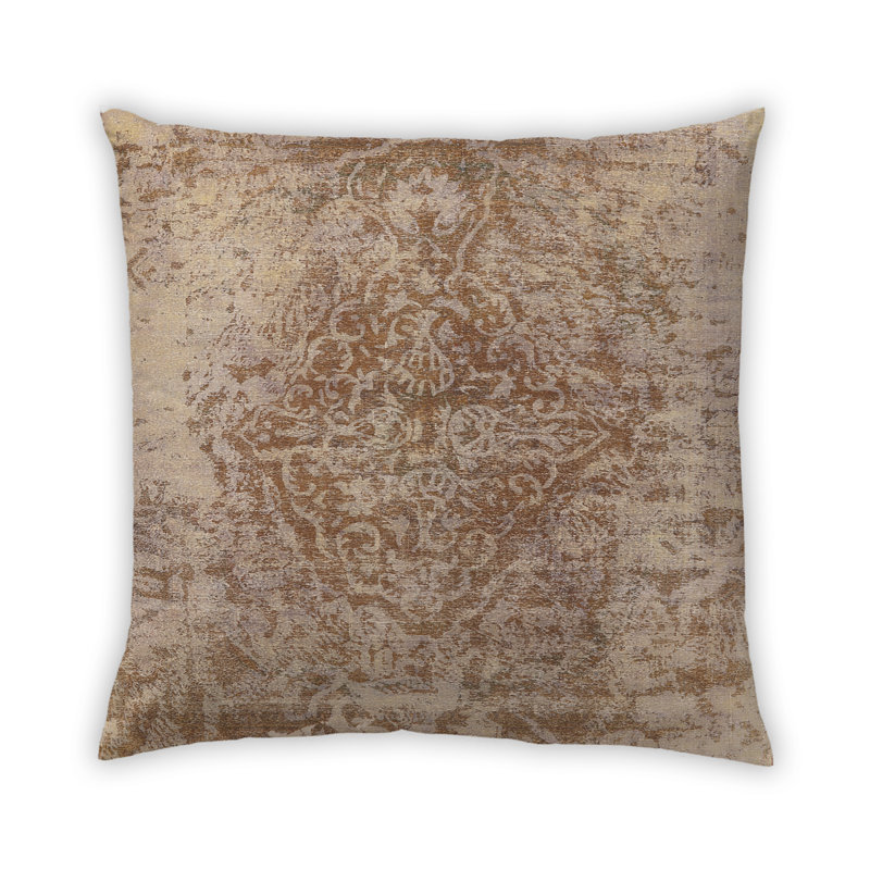 Damask Outdoor Throw Pillow