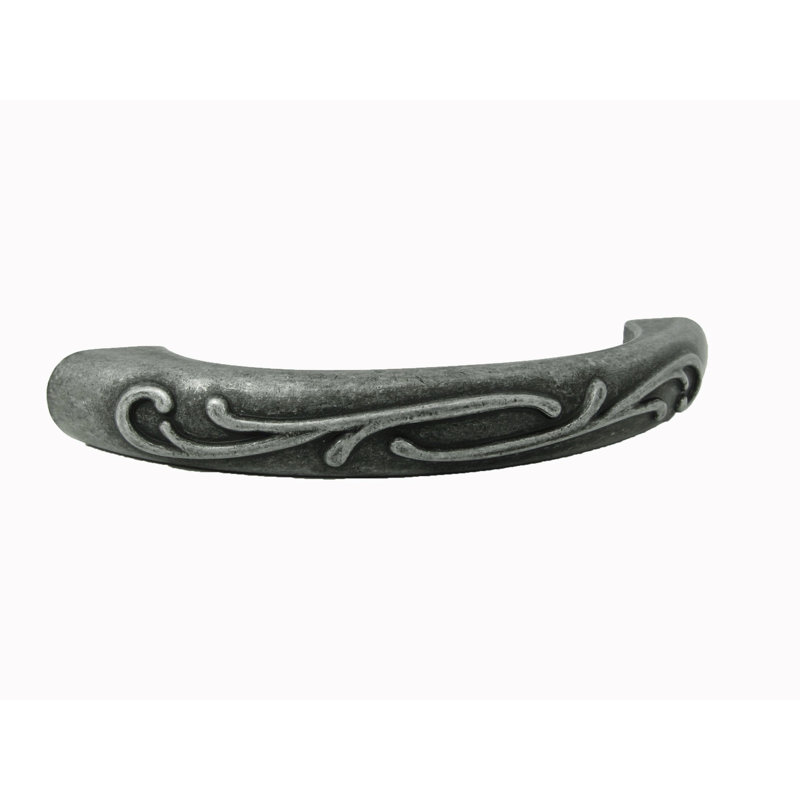 Ivy Distressed Gray Iron Arch Cabinet Pull with Mounting Hardware