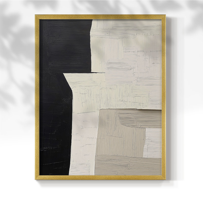 "ABSTRACT Series DCLV" par J Paul, Or, H 15 po x l 12 po