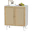 Bay Isle Home ™ Bethli avec 2 portes, console de buffet en bois avec tablettes pour le salon / le couloir / la cuisine-1796577398