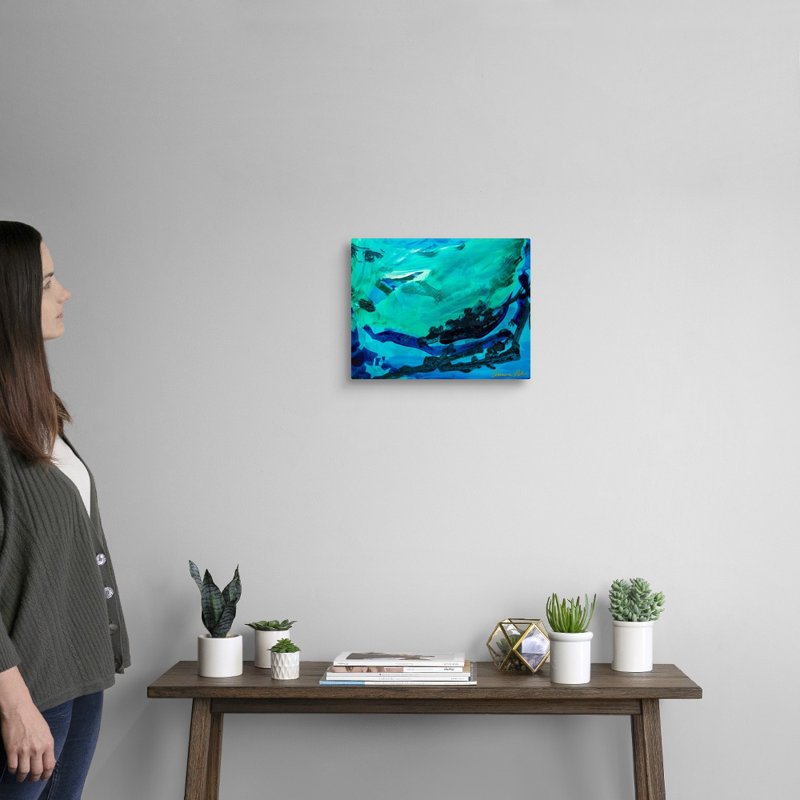 "Attrapé The Wave" par Amira Rahim, reproduction d’art sur toile, Toile tendue, H 11 po x l 14 po x P 1,25 po