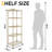 5-Tier Storage Rack With Adjustable Shelves