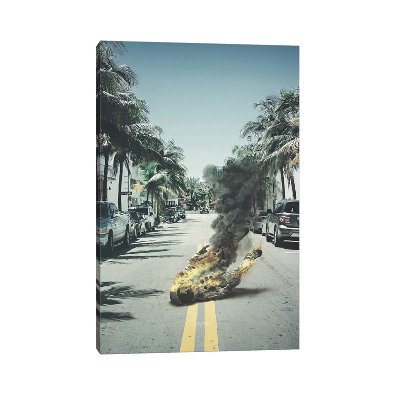 Fallen 1 Piece Wall Art on Canvas, 30.48 cm H x 45.72 cm W, Wrapped Canvas