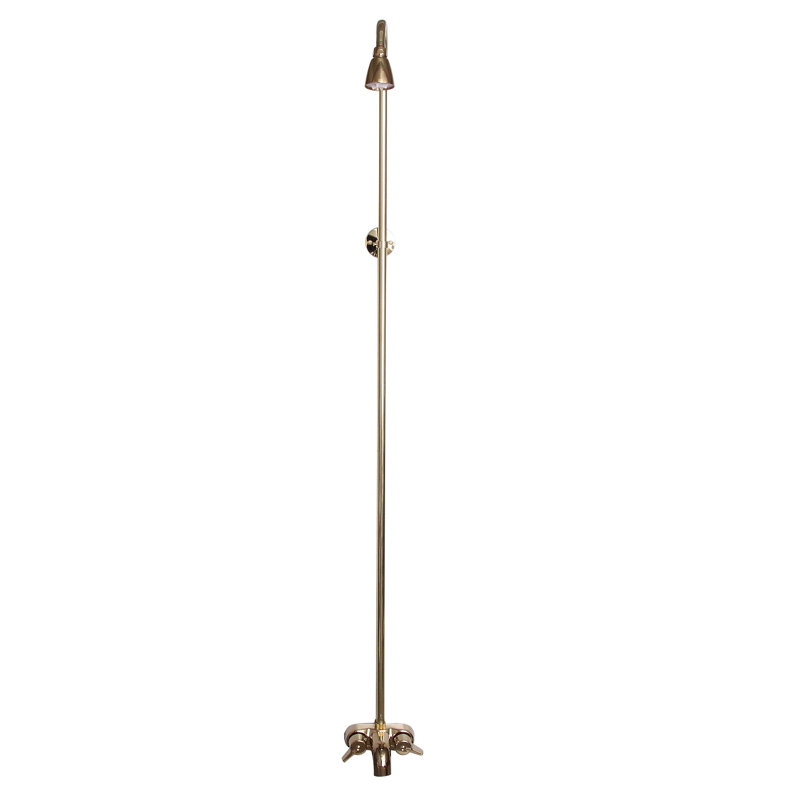 2 Handle Bathroom Clawfoot Tub Faucet with Diverter