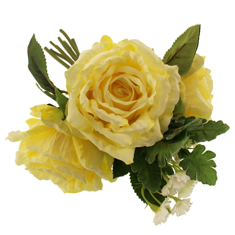 Artificial Rose, Yellow