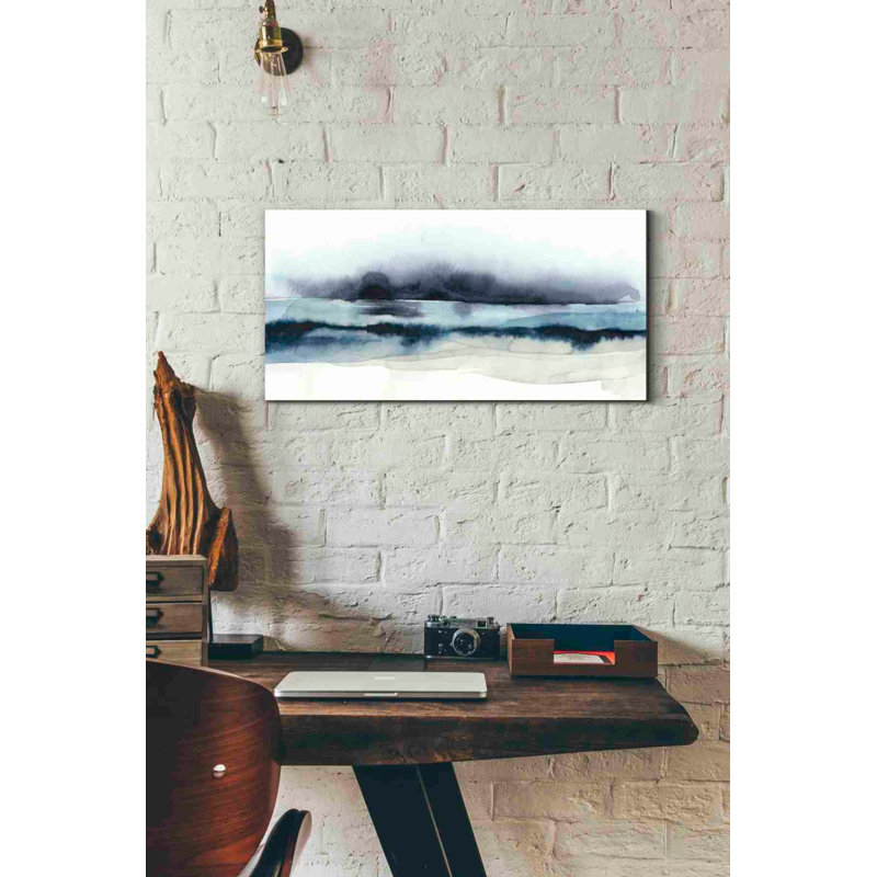 «Stormy Sea I» par Grace Popp, art mural sur toile, H 12 po x l 24 po x P 0,75 po