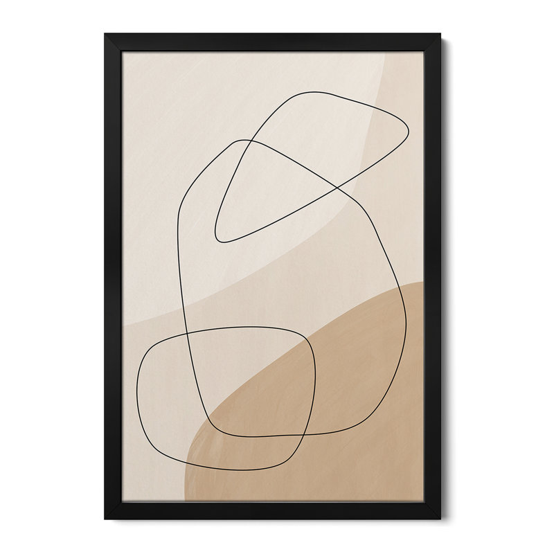 Graphic Shapes A Lines Poster - Wall Art Print - Gallery Poster, 24" H x 16" W