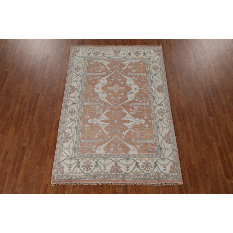 Tapis indien fait à la main Oushak 6 x 9