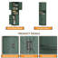 Grande armoire de coin 64,8 po Farmhouse-742218219