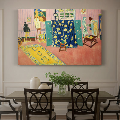 Le studio rose (L'Atelier Rose) - Henri Matisse - Toile tendue avec châssis - 1970