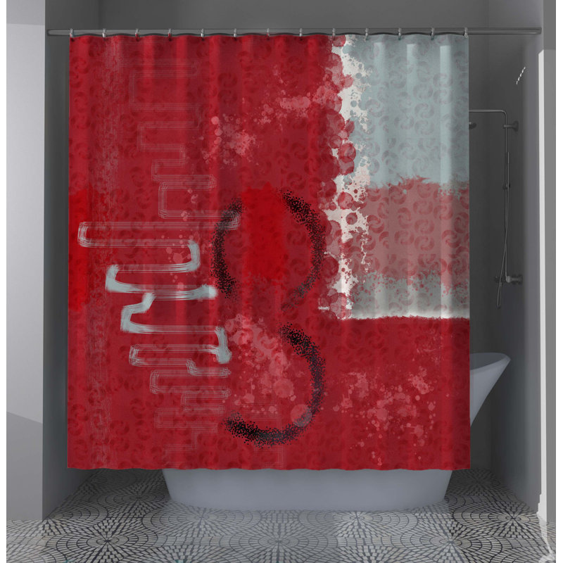 Rideau de douche abstrait Kerstien