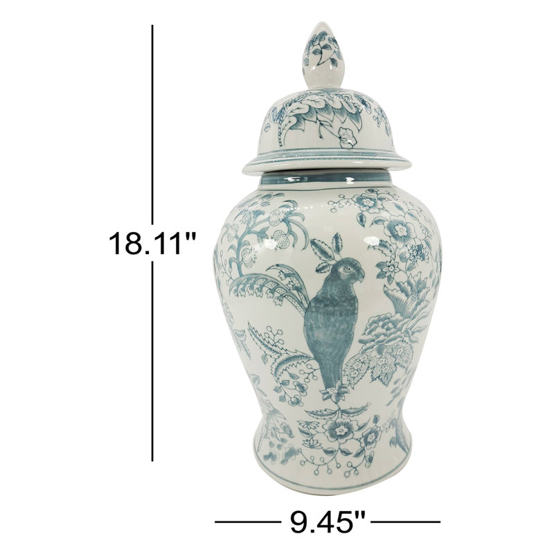 Abdulai Porcelain China Ginger Jar