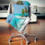 Plage avec sable blanc et eau turquoise - Coussin Sea & Shore-29460446-29488337