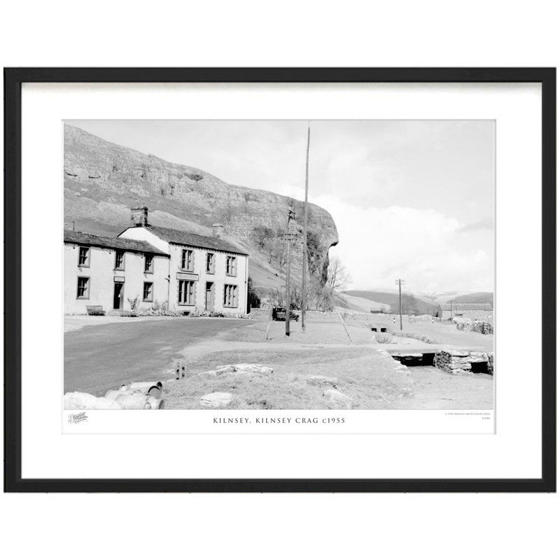 Kilnsey, Kilnsey Crag C1955 - Single Picture Frame Print, 60cm H x 80cm W x 2.3cm D