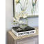 Orchid in Flat Glass Vase