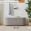 Banc de rangement avec repose-pieds Skandar-714176075