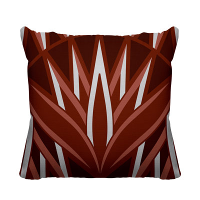Housse et insert de coussin d'extérieur carré Bloom Tribal