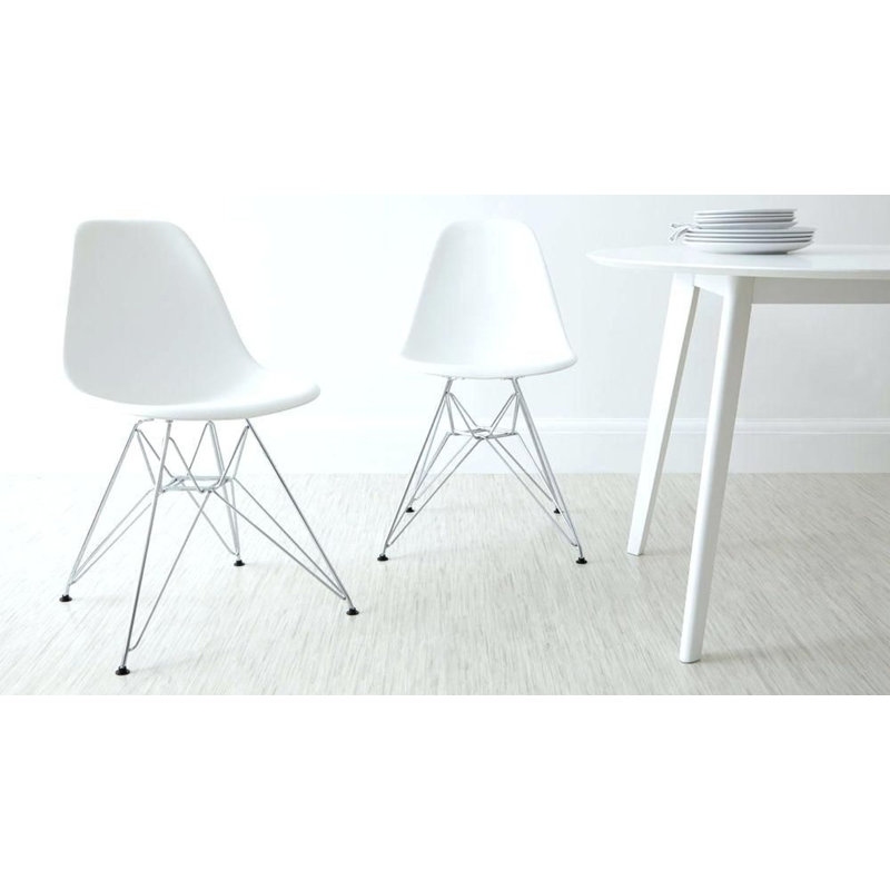 Chaise d'appoint Leavitt, Blanc