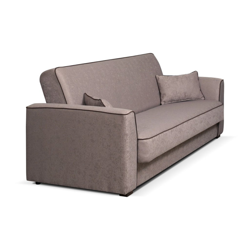 Latarious 3 Seater Sofa Bed, Light Brown