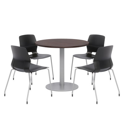 Round Breakroom Table and Chair Set