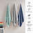 Adrien Blue 100% Cotton Quick Dry Anti-Microbial Super Soft 6-Piece Bathroom Towel Set-1115235180