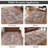 Living Room Rug 8x10 ft Rust Red Area Rug Machine Washable Rug, Non Slip Vintage Rug Stain Resistant Indoor Large Carpet for Bedroom, Boho Rug, Distressed Retro Floor Rug for Classroom, Dorm, Dining Room-746322944